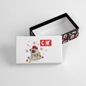 

Коробка подарочная «С НГ», 12 × 7 × 4 см