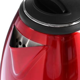 

УЦЕНКА Чайник электрический HOMESTAR HS-1010, металл, 1.8 л, 1500 Вт, красный