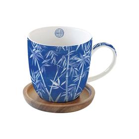 

Кружка с подставкой из бамбука, 0.35 л