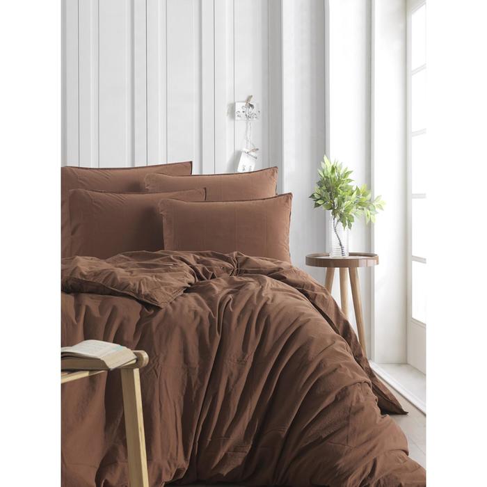 

Постельное бельё евро Stonewash, размер 240х260 см, 200x220 см, 70x70 см - 2 шт, 50x70 см - 2 шт