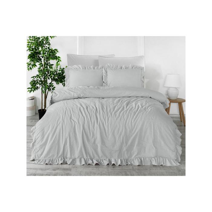 

Постельное бельё евро Stonewash, размер 240х260 см, 200x220 см, 70x70 см - 2 шт, 50x70 см - 2 шт