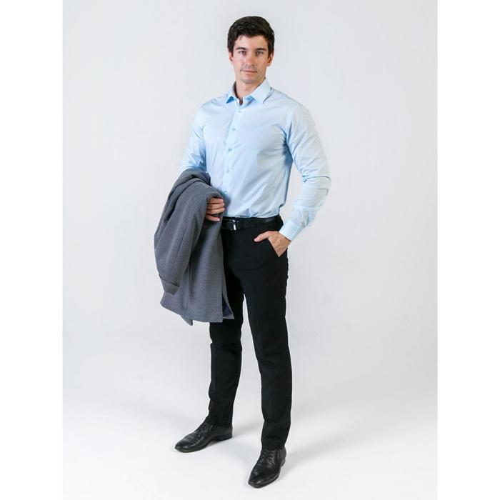 

Рубашка мужская, рост 182-188, размер 40, цвет голубой