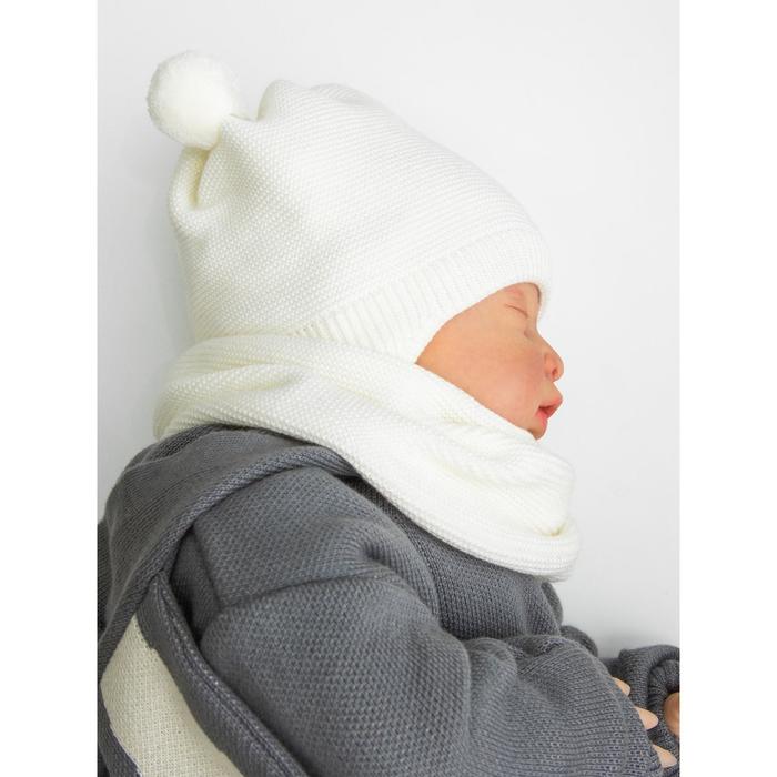 фото Шапка детская, демисезонная, с подкладом, рост 44-46 см amarobaby