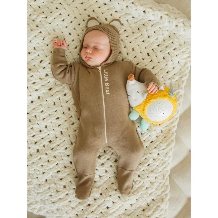 фото Комбинезон детский, рост 68 см, цвет бежевый amarobaby