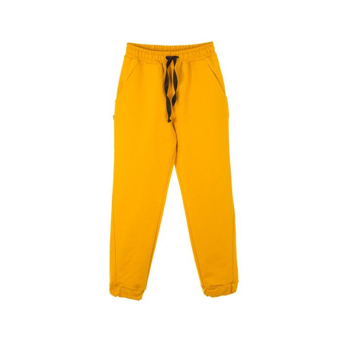 Брюки для мальчика, рост 134 см, цвет горчица