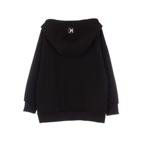 

Свитшот для девочки, рост 110-116 см, цвет чёрный