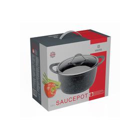 

Кастрюля со стеклянной крышкой Granite Induction Line, 24 см, 5 л