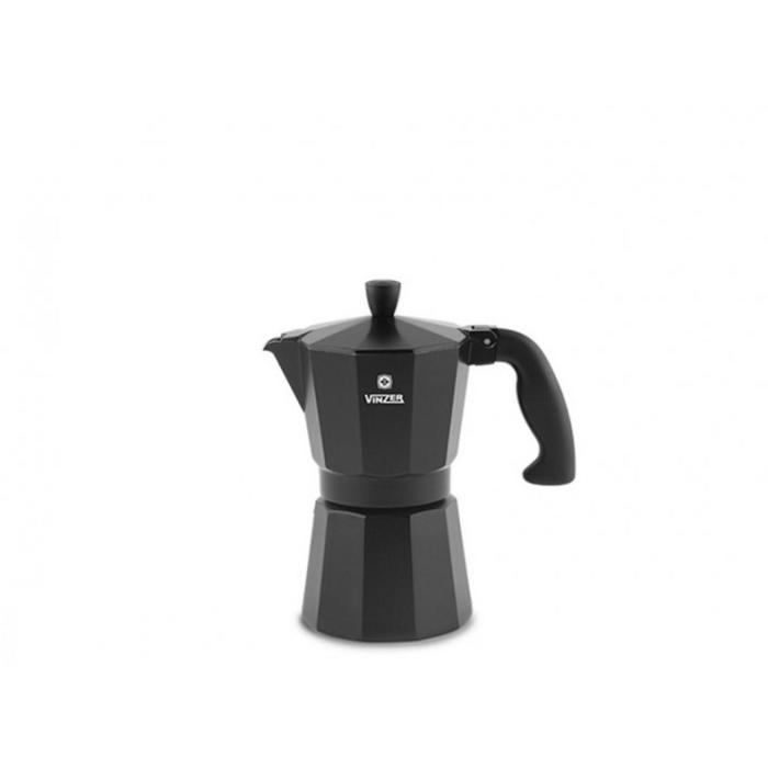 Кофеварка гейзерная Moka Nero, 3 чашек