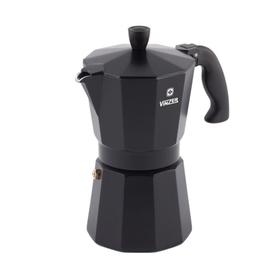 

Кофеварка гейзерная Moka Nero, 6 чашек