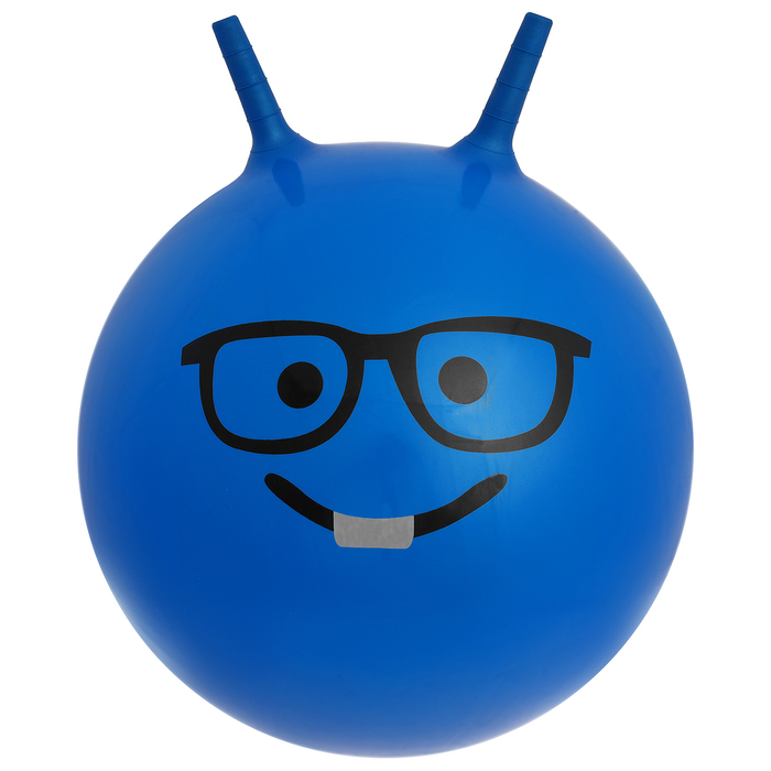 Мяч-попрыгун с рожками "Девчонки и Мальчишки" массажный, d=65 см, 600 гр, МИКС