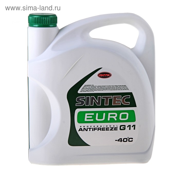 

Антифриз SINTEC EURO зелёный, 5 кг