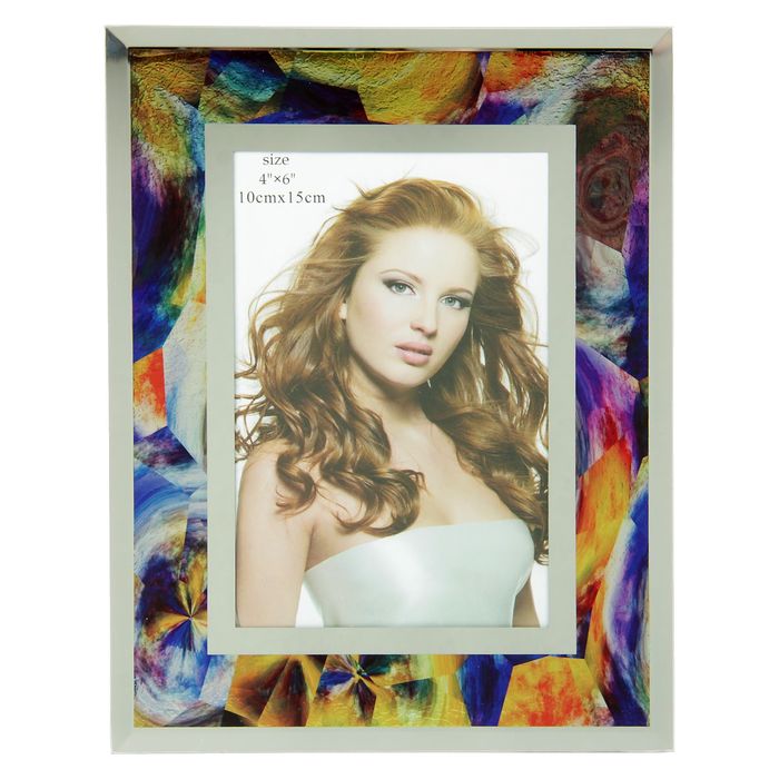 Фоторамка перламутровый блеск "Палитра" 10х15 см