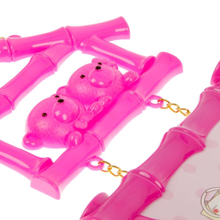 Фоторамка на 2 фото 10х15 см "Мишкин дом" с цепочкой, МИКС