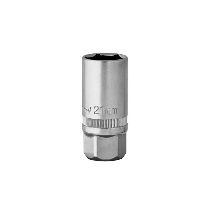 

Головка торцевая KRAFT KT 700623, 1/2"Dr, глубокая, свечная, 21 мм