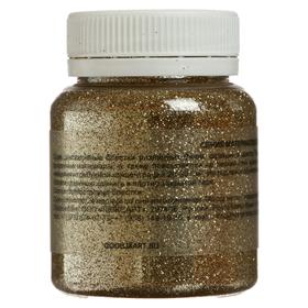 

Декор блестки LUXART LuxGlitter 0.2 мм, 80 мл, шампань