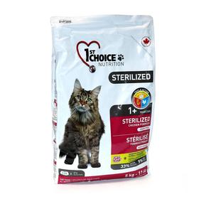 

Сухой корм CHOICE Sterilized для кошек, курица с бататом, 5 кг