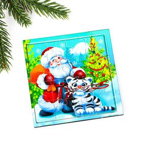 Пазл «Дед Мороз и тигрёнок» Ош
