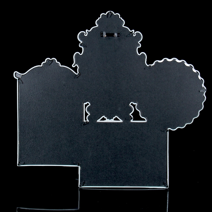 Фоторамка "Кураж" белая на 4 фото 10х10 см, 10х15 см