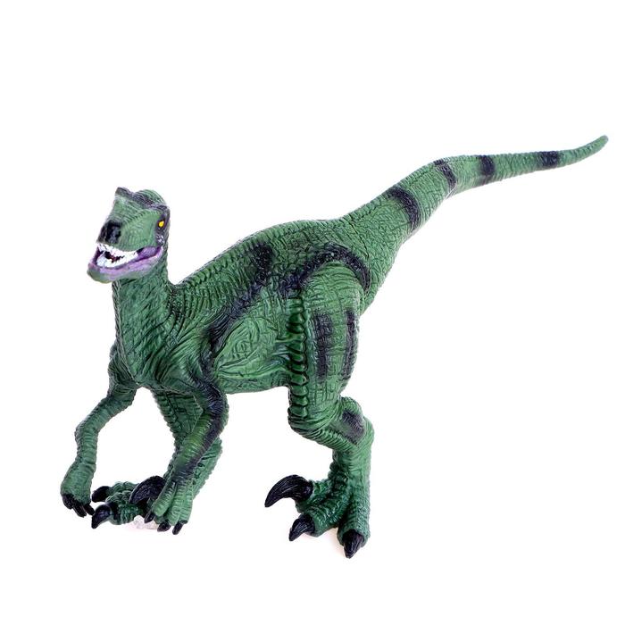 Фигурка динозавра «Раптор», длина 26 см фигурка динозавра анкилозавр длина 26 см мягкая