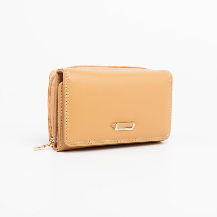 

Кошелёк на кнопке, цвет жёлтый