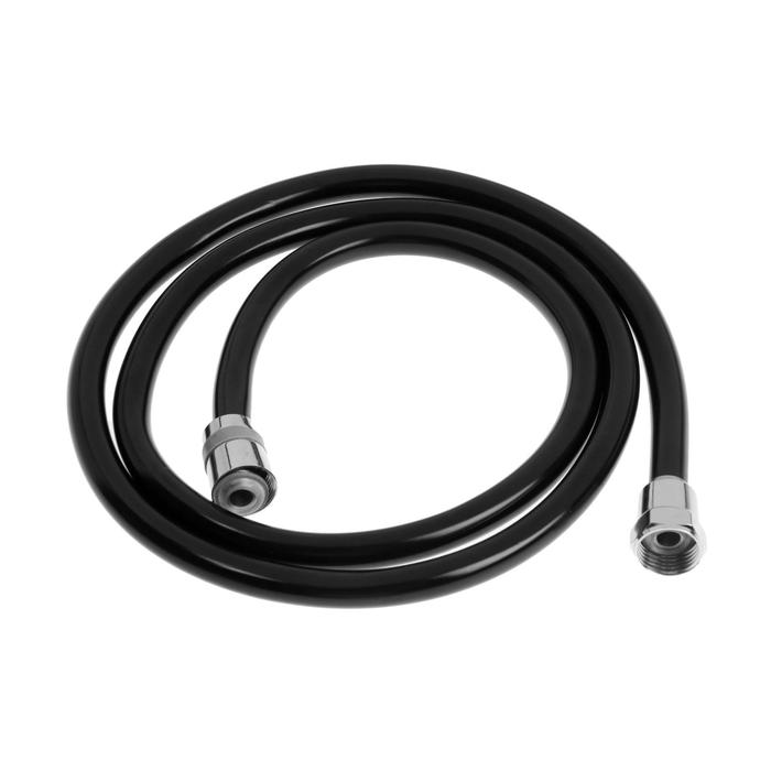 

Душевой шланг ZEIN Z09PB, 150 см, антиперекручивание, латунные гайки, черный