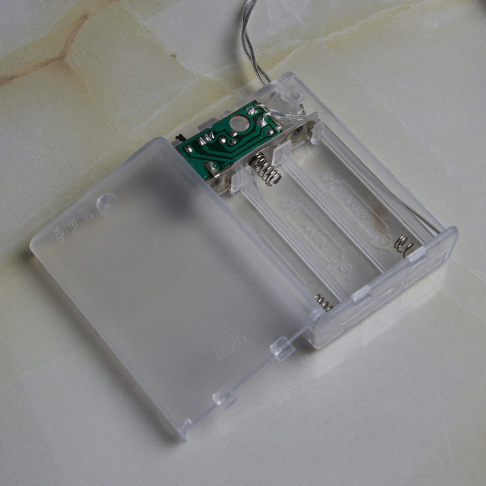 НИТЬ, 2 м, Н.С. LED-20-4,5 V, (АА*3 шт.не в компл.), 2 режима, ФИОЛЕТОВЫЙ