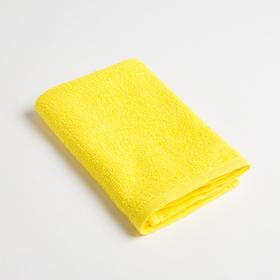 Салфетка махровая универсальная для уборки Экономь и Я, жёлтый, 100% хлопок Ош