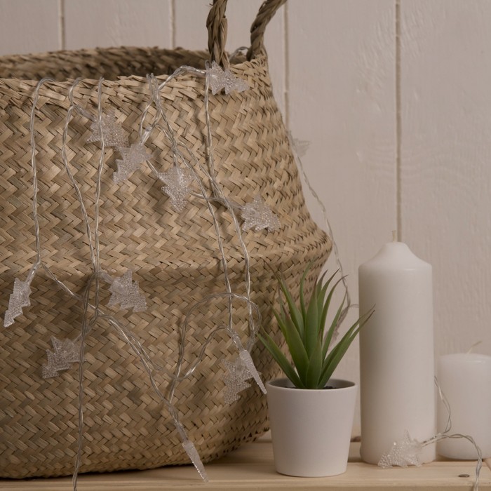 НИТЬ, 3 м, USB, с насад. "Елки", Н.С. LED-20-5V, МУЛЬТИ