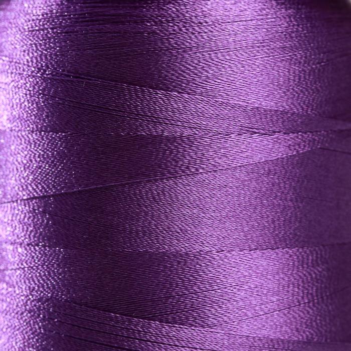 Нитки для вышивания №130, 5000 м, цвет фиолетовый №1180