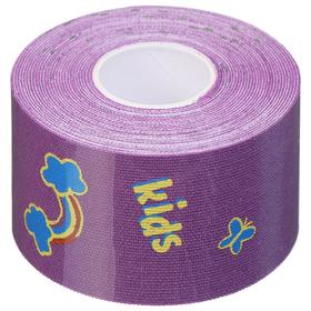 

Кинезио тейп Kinexib Classic Kids 4 см х 4 м, цвет фиолетовый, принт единорог