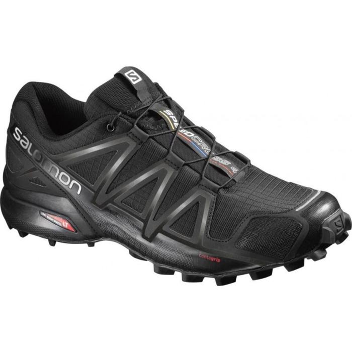 фото Кроссовки мужские, salomon shoes speedcross 4 bkbk, размер 44,5 (l38313000)