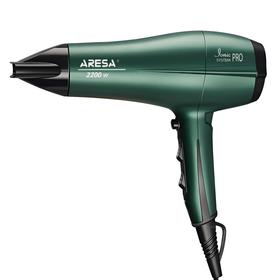 

Фен Aresa AR-3218, 1800-2200 Вт, 2 скорости, 3 темп. режима, ионизация, хол. воздух