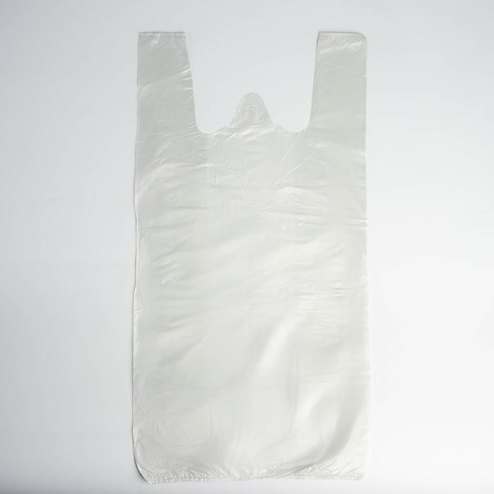 Мешки для мусора с ручками 30 л, 18×60 см, 14 мкм, ПНД, 30 шт, цвет белый