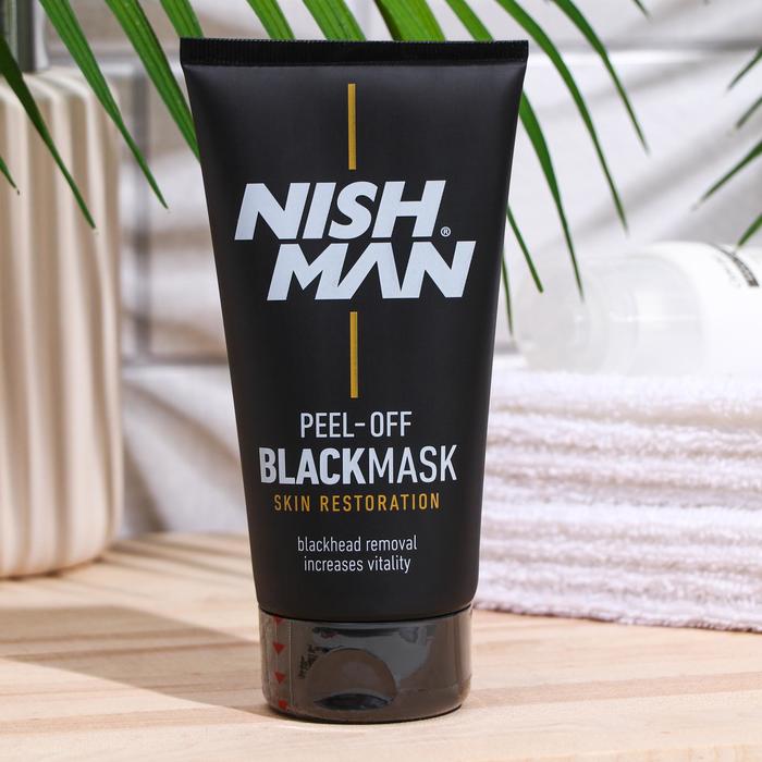 

Черная маска NISHMAN BLACK PEEL OFF MASK, 150 мл