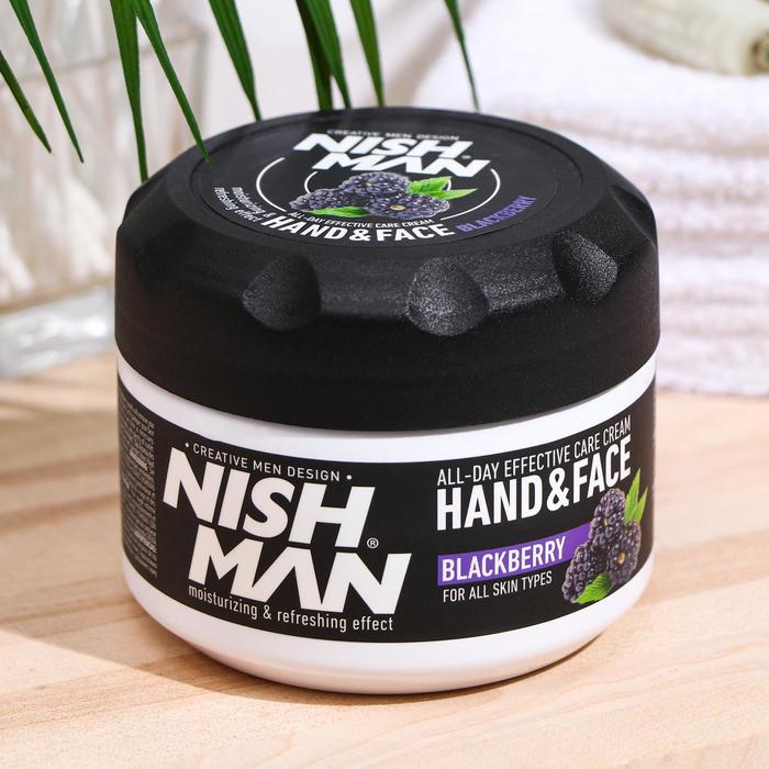 

Ежевичный крем для лица и рук NISHMAN HAND FACE CREAM, 300 мл