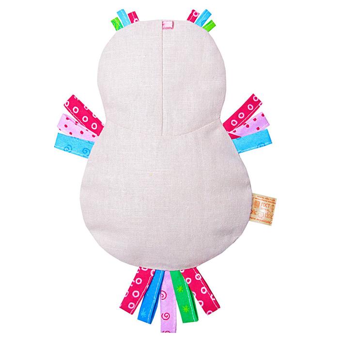 Развивающая игрушка с вишнёвыми косточками "Сова. Доктор мякиш"