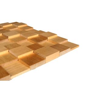 Стеновая панель «Пирамида», 3D мозаика, плитка 320 × 320 × 15 мм, массив берёзы от Сима-ленд
