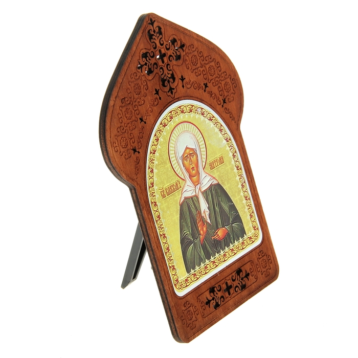 Ажурная икона на подставке "Святая Матрона Московская"
