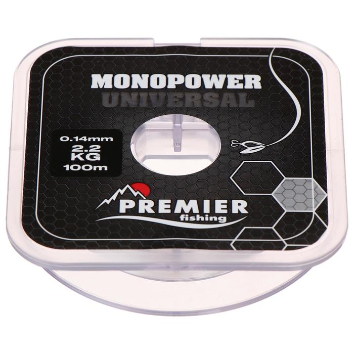 фото Леска premier fishing monopower universal, 0,14 мм/100 м