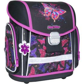 

Ранец на замке Mag Taller EVO 35х30х21 см, с наполнением: мешок, пенал; Rainbow Butterfly