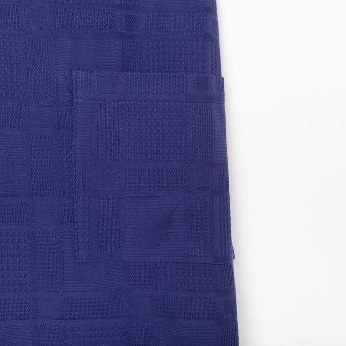

Килт банный Этель «Дубки» 75*145 см. цв.темно-синий, вафля 220 г/м2, 100%хл