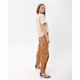 

Джинсовые брюки женские MINAKU: Casual collection, цвет коричневый, р-р 46
