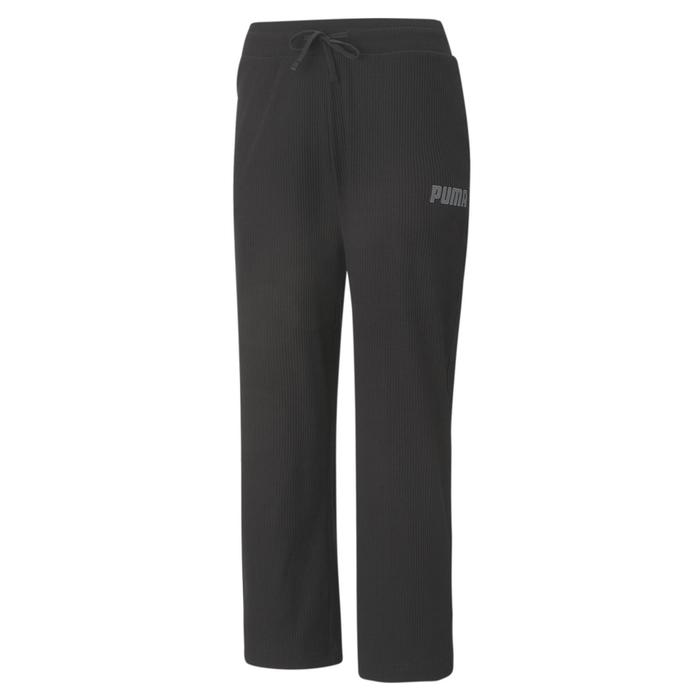 фото Брюки женские, puma modern basics ribbed wide pants, размер 48-50 (58593801)