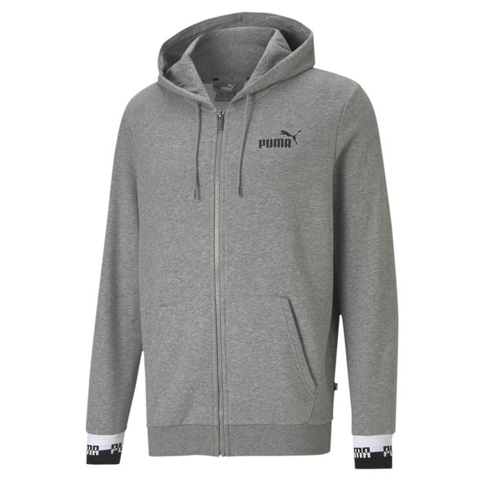 фото Толстовка мужская, puma amplified fz hoodie tr, размер 52-54 (58578503)