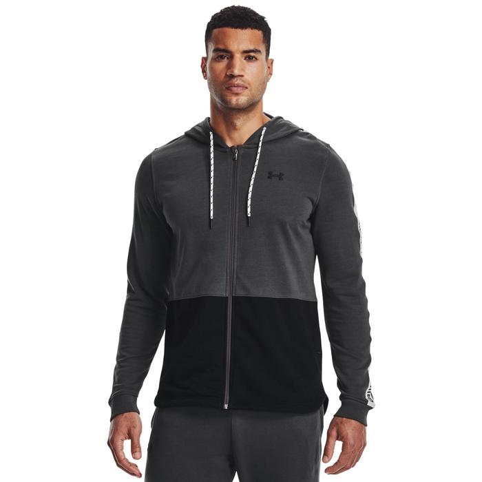 фото Толстовка мужская, under armour rival terry lckrtg fz hoodie, размер 44-46 (1361611-010)