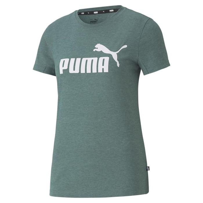 фото Футболка женская, puma ess logo heather tee, размер 40-42 (58687645)