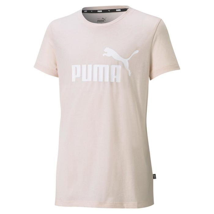 фото Футболка женская, puma ess logo heather tee, размер 44-46 (58687627)