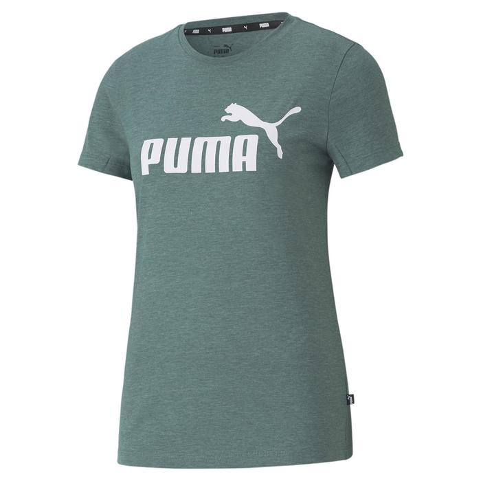 фото Футболка женская, puma ess logo heather tee, размер 44-46 (58687645)
