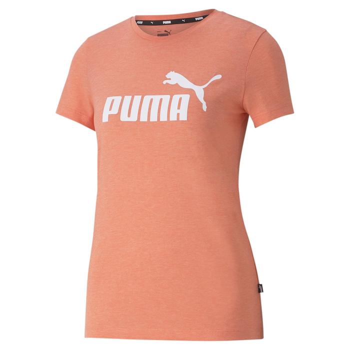 фото Футболка женская, puma ess logo heather tee, размер 46-48 (58687624)