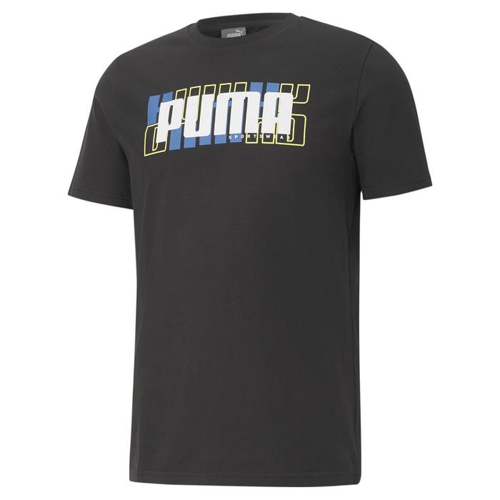 фото Футболка мужская, puma athletics tee big logo, размер 50-52 (58575651)